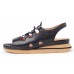 Yes Brand Shoes Women's Aurora In Black Plonge Leather/Elastic