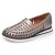 Yes Brand Shoes Women's Ava In Pewter Metallic Plonge Leather