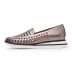 Yes Brand Shoes Women's Ava In Pewter Metallic Plonge Leather
