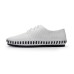 Yes Brand Shoes Women's Barbi In White Perf Plonge Leather