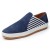 Yes Brand Shoes Women's Belle In Navy Blue Kid Suede/White Plonge Leather