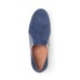 Yes Brand Shoes Women's Belle In Navy Blue Kid Suede/White Plonge Leather