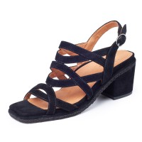 Yes Brand Shoes Women's Callie In Black Kid Suede