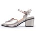 Yes Brand Shoes Women's Camilla In Pewter Metallic Leather