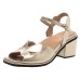 Yes Brand Shoes Women's Camilla In Soft Gold Metallic Leather