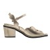 Yes Brand Shoes Women's Camilla In Soft Gold Metallic Leather