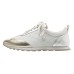 Yes Brand Shoes Women's Caren In White/Silver Gold Metallic Leather