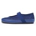 Yes Brand Shoes Women's Cathy In Navy Perf Kid Suede/Plonge Leather