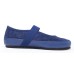 Yes Brand Shoes Women's Cathy In Navy Perf Kid Suede/Plonge Leather