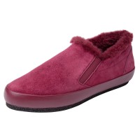 Yes Brand Shoes Women's Cynthia 2 In Mulberry Water Resistant Suede/Mulberry Fur