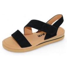Yes Brand Shoes Women's Nebula In Black Kid Suede