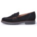 Yes Brand Shoes Women's Parker In Black Kid Suede