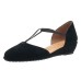 Yes Brand Shoes Women's Patsy In Black Kid Suede