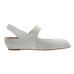 Yes Brand Shoes Women's Paula In White Nappa Leather/Lizard Printed Leather
