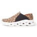 Yes Brand Shoes Women's Sunny In Leopard Printed Water Resistant Suede