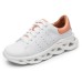 Yes Brand Shoes Women's Sunrise In White/Salmon Leather